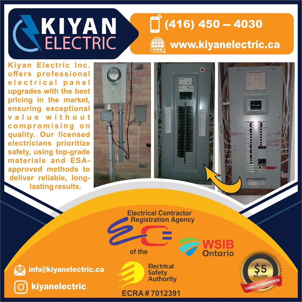 Electrical Panel Upgrade in Scugog: Trust the Experts at Kiyan Electric Inc.