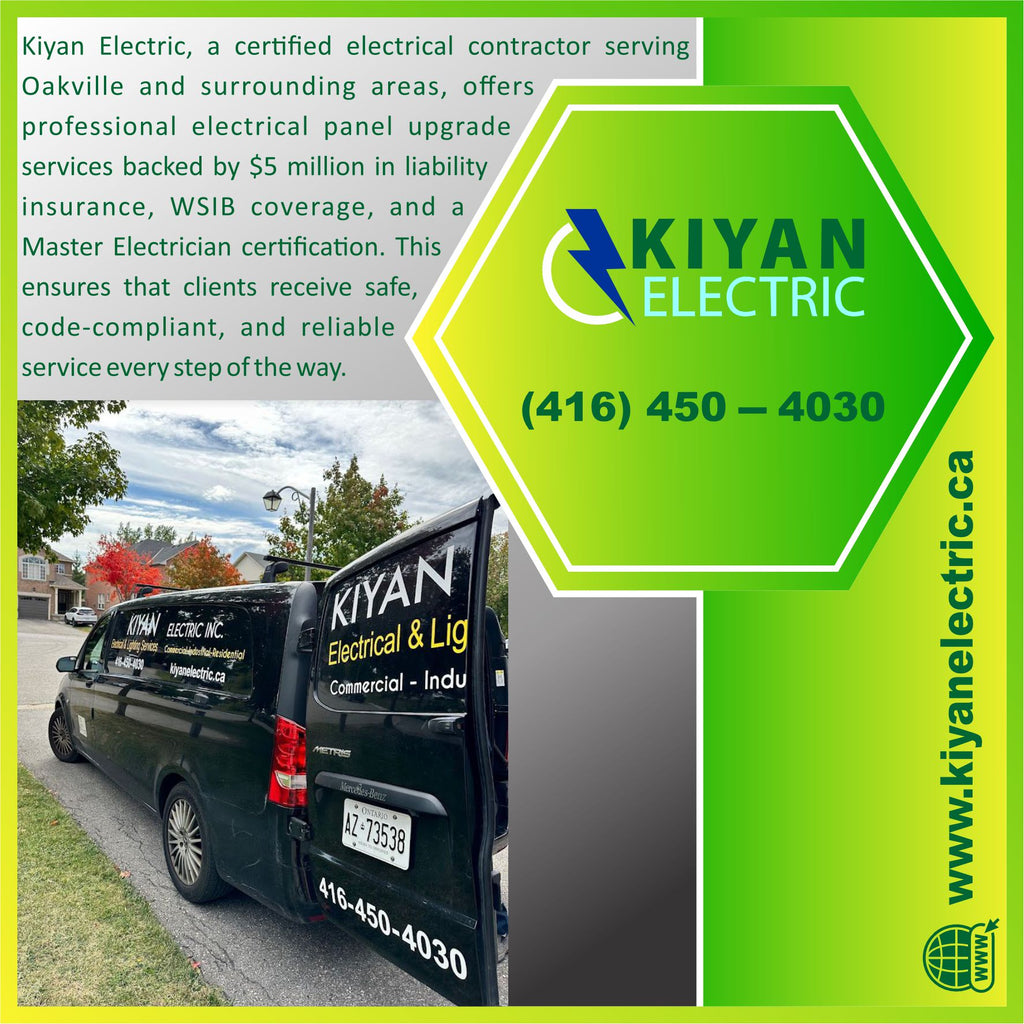 Licensed Electrician Services in Ontario: Professional Solutions by Kiyan Electric Inc.