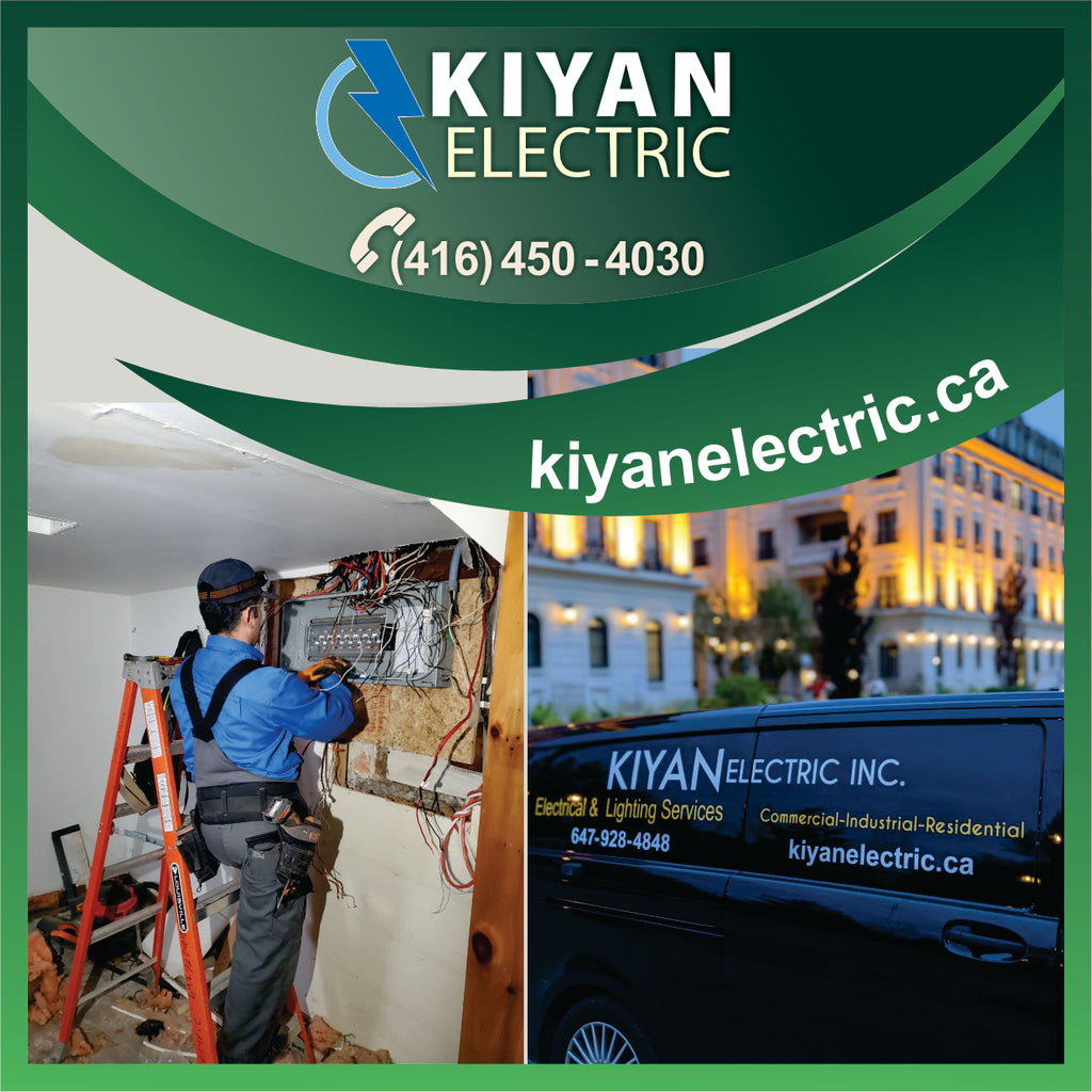 Trust Kiyan Electric's master electricians for Greater Toronto Area electrical issues