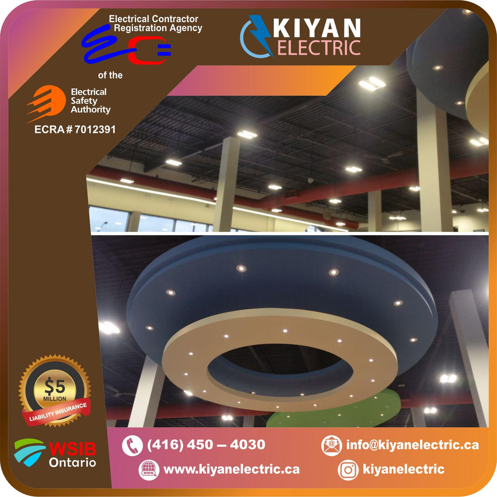 Commercial LED Lighting Contractor Services in GTA Ontario