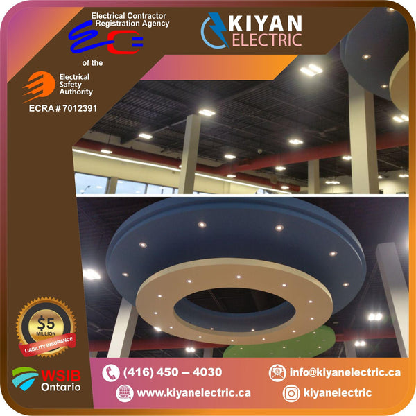 Commercial LED Lighting Contractor Services in GTA Ontario