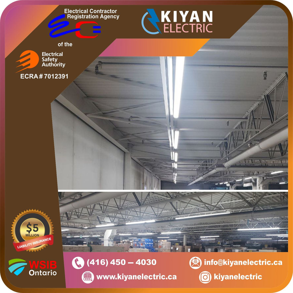 Industrial LED Lighting Upgrade Contractor in Ontario