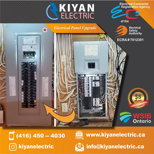 Electrical Panel Replacement Cost in Ontario | GTA Electrical Panel Upgrade Services by Kiyan Electric Inc.