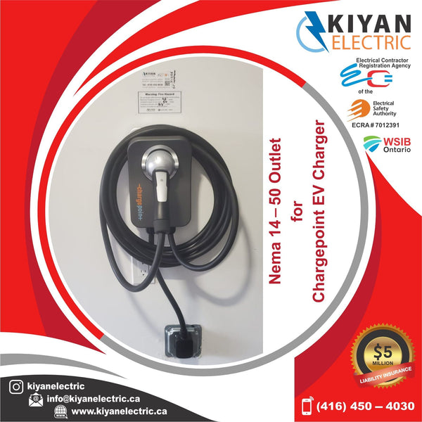 NEMA 14-50 EV Outlet Installation Richmond Hill