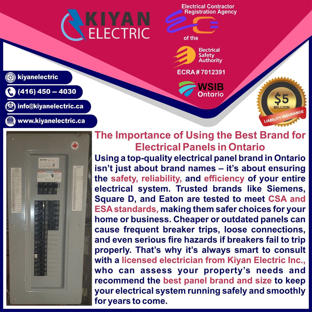What is the Best Brand for Electrical Panels Used in Ontario?