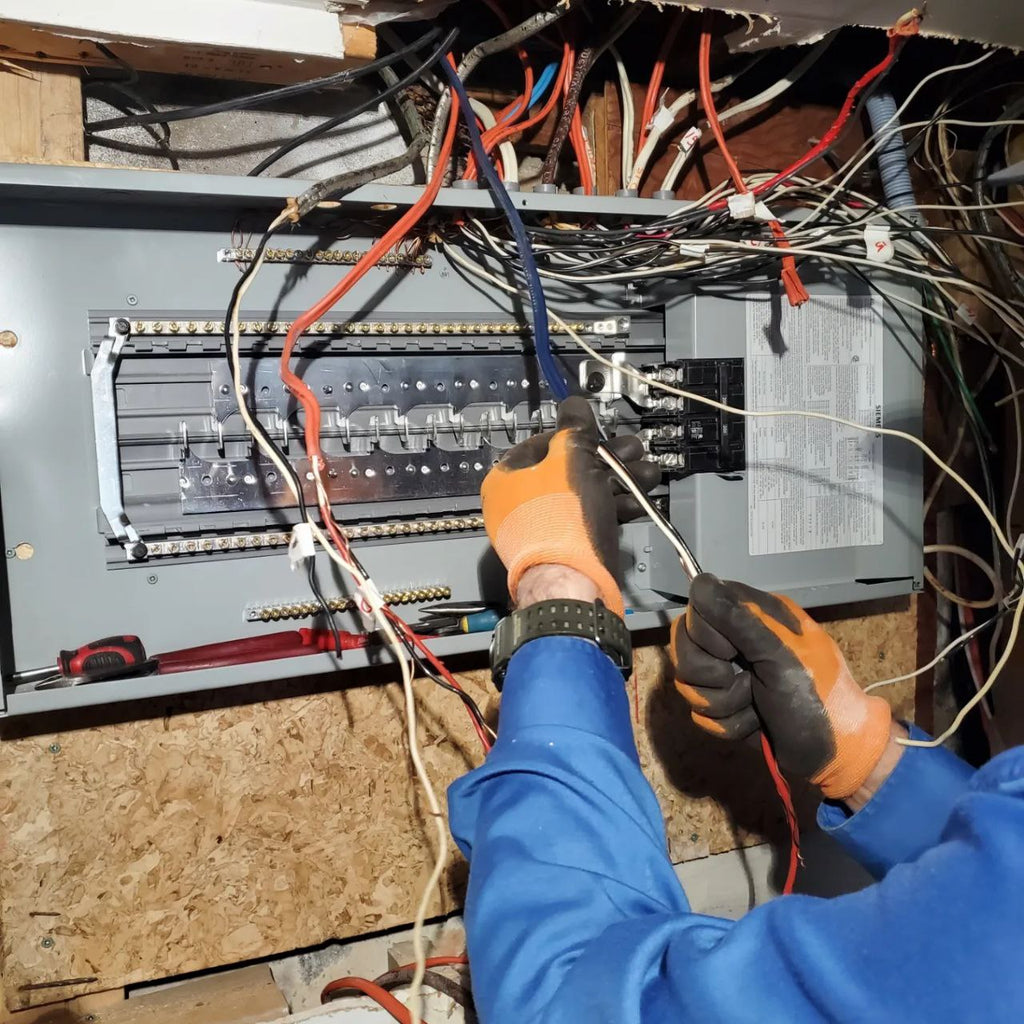 Electrical panel upgrade, 100 A to 200 A service upgrade