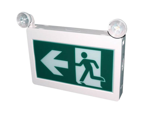 LED Exit Sign & Emergency Light Combo